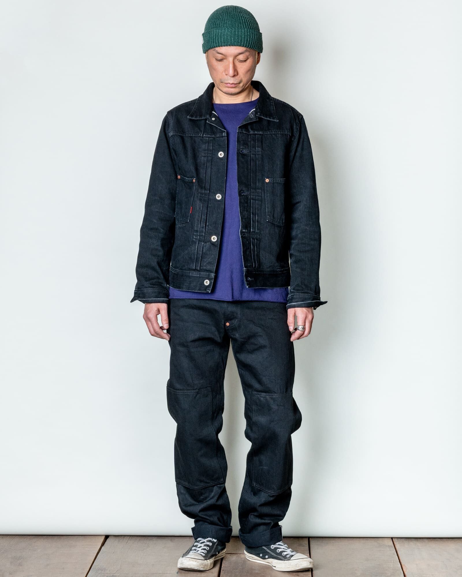 GERUGA / DENIM JUMPER - (BLACK)