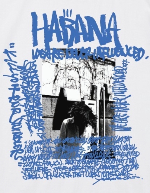 チバユウスケ × HABANA TEE (WH/SKY BLUE)