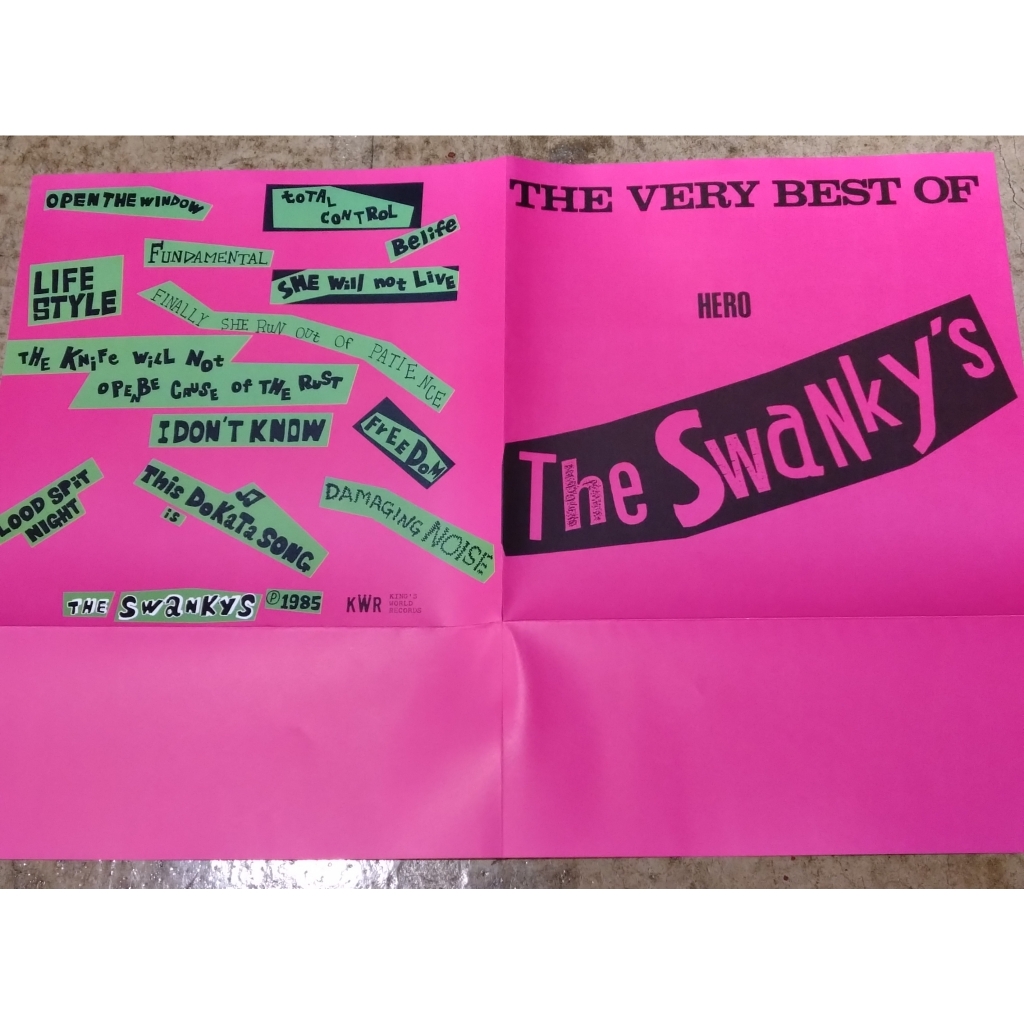 THE SWANKY'S /The Very Best of Hero The Swankys(LP)限定盤ポスター・スリーブ