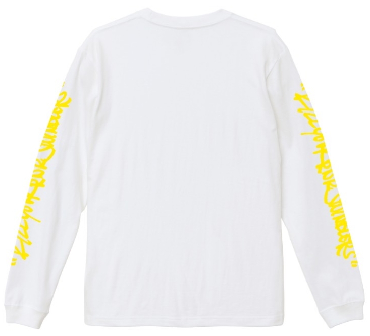 チバユウスケ × HABANA LONG SLEEVE TEE (WH/LEMON)