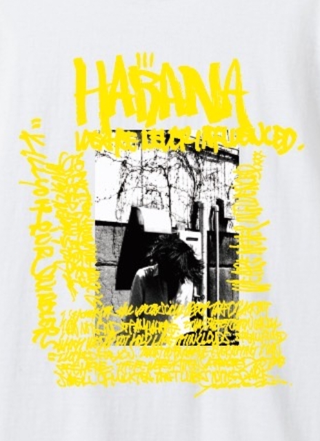 チバユウスケ × HABANA LONG SLEEVE TEE (WH/LEMON)