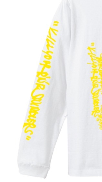 チバユウスケ × HABANA LONG SLEEVE TEE (WH/LEMON)