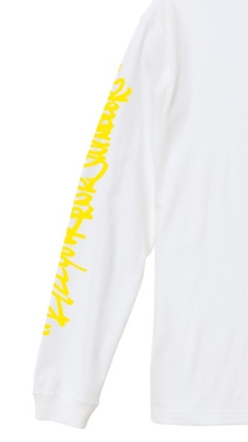 チバユウスケ × HABANA LONG SLEEVE TEE (WH/LEMON)