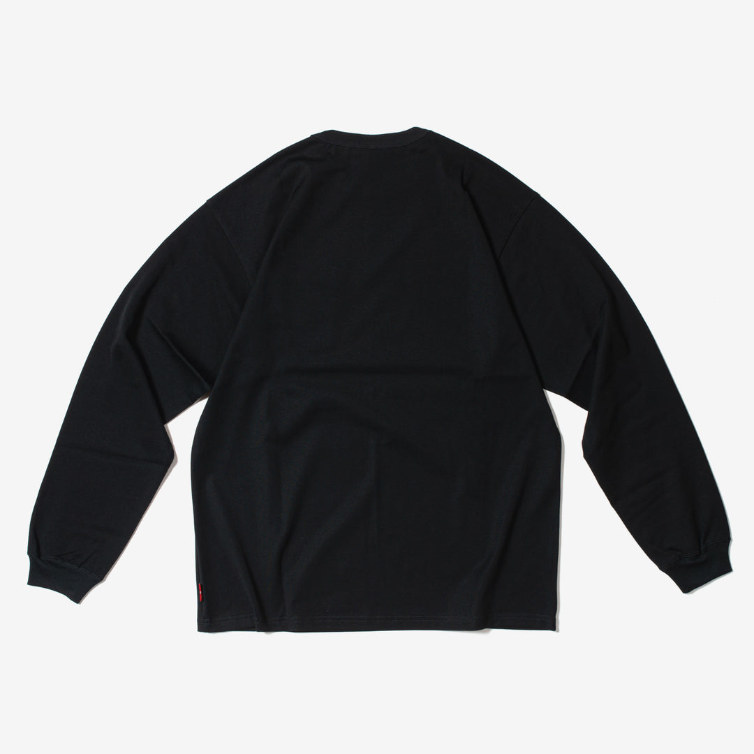 LOST CONTROL / LS Giza Authentic Pocket Tee (BK)