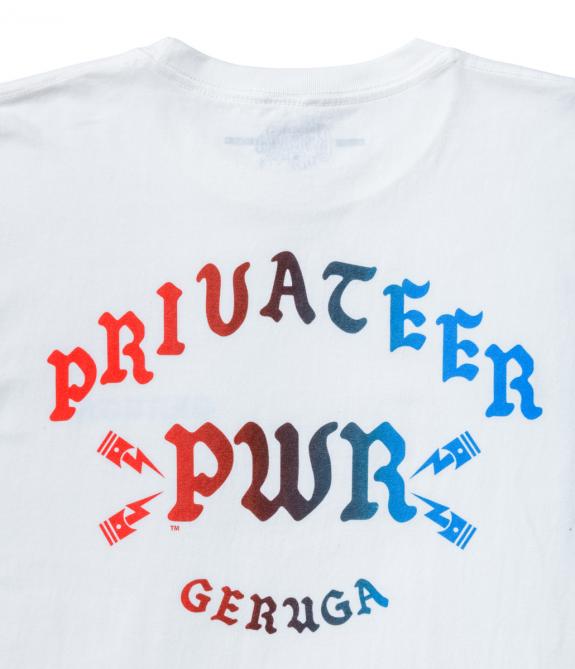GERUGA / PRINT T-SHIRS -PRIVATEER PWR-- (WH)