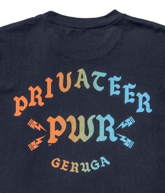 GERUGA / PRINT T-SHIRS- PRIVATEER PWR-(LIGHT BK)
