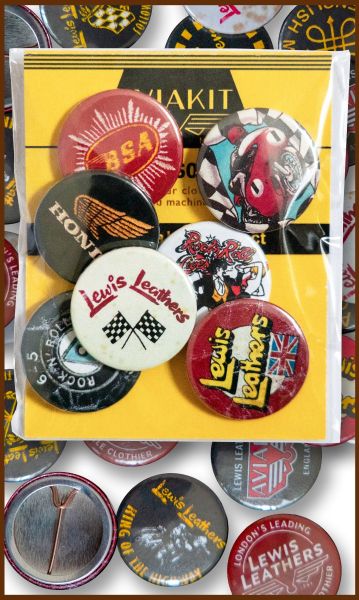 Lewis Leathers / Mixed Badge Pack