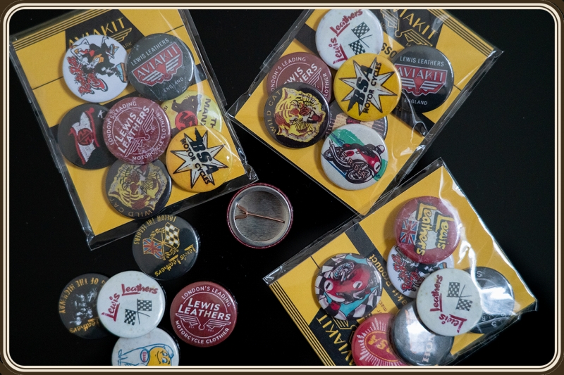 Lewis Leathers / Mixed Badge Pack