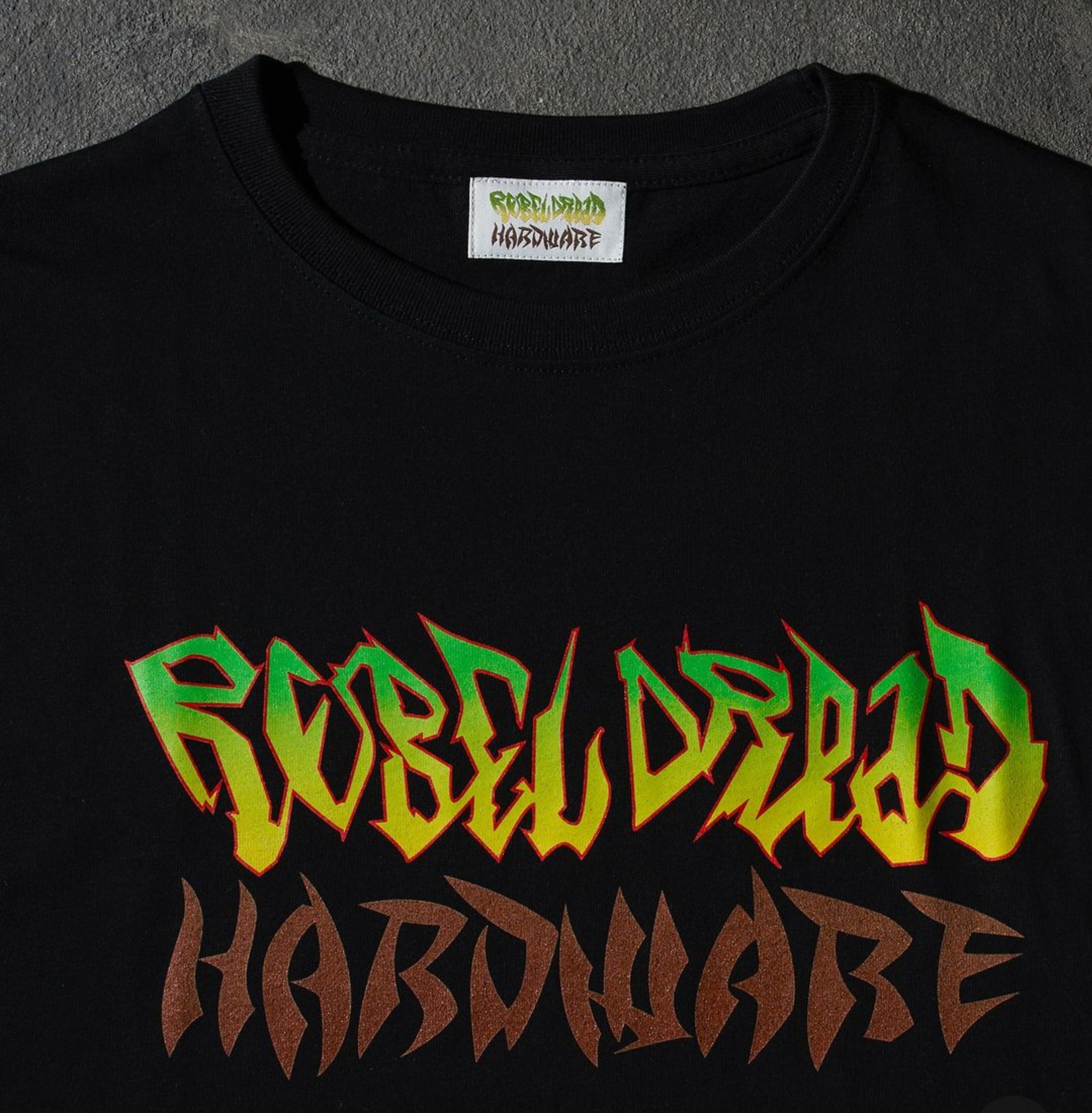 REBEL DREAD HARDWARE / RDH LOGO TEE(BK)