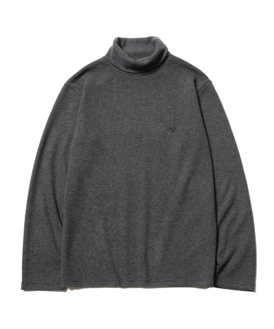 RG / BASIC TURTLE NECK KNIT LS (GRAY)