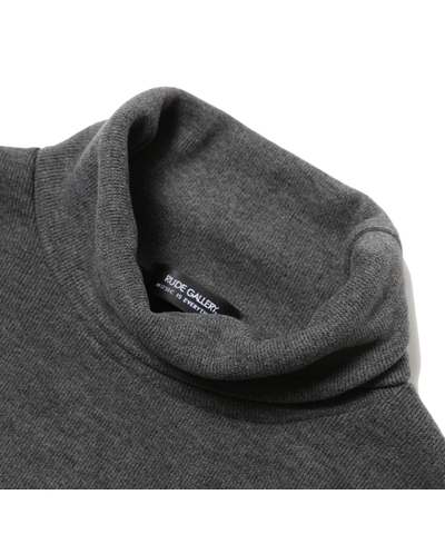 RG / BASIC TURTLE NECK KNIT LS (GRAY)