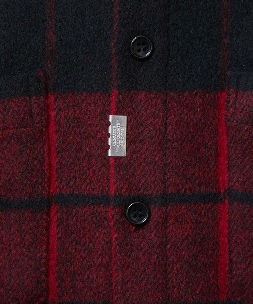 CRIMIE / WOOL CHECK SHIRT (RED)