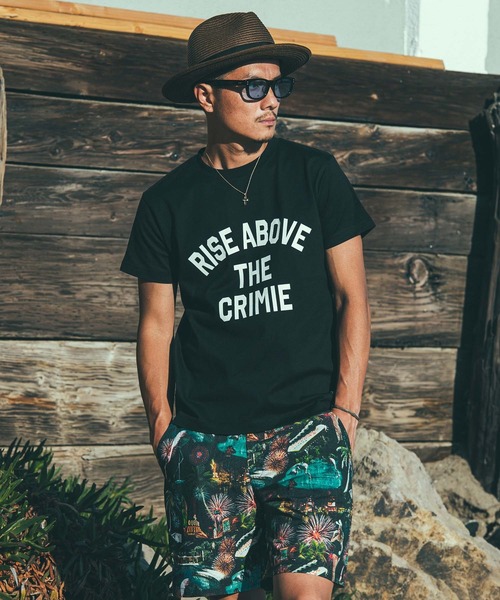 CRIMIE / RISE ABOVE T-SHIRT (BK)