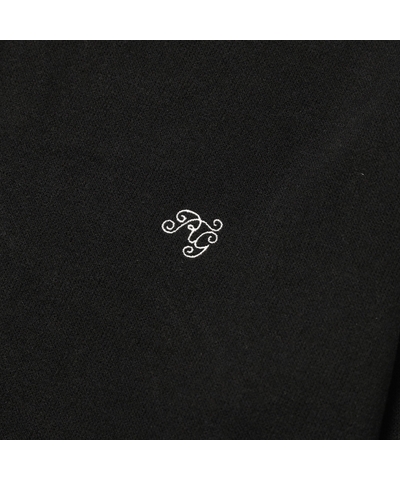 RG / BASIC U NECK KNIT LS (BK)
