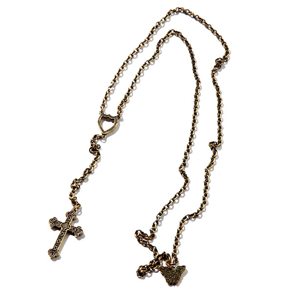 RG / CROSS NECKLACE (GOLD)