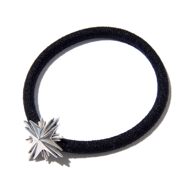 RG / HAIR RUBBER BAND SMALL -STARBURST (SIL)