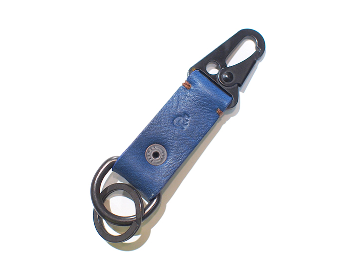 LOST CONTROL/ LEATHER KEY HOLDER (NAVY)