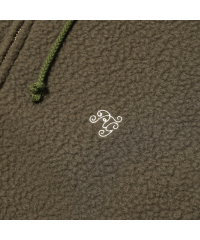 RG /BASIC BOA ZIP HOODIE (OLIVE)
