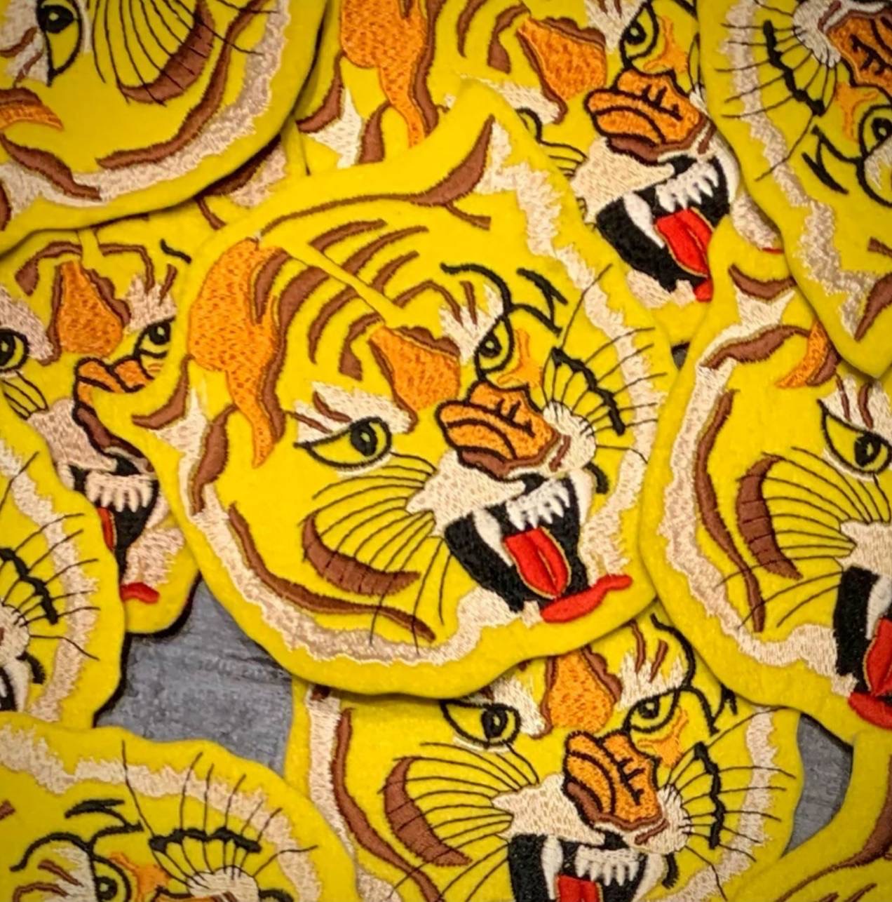 Lewis Leathers / Tiger wappen (Wild Cat Embroidered Patch)