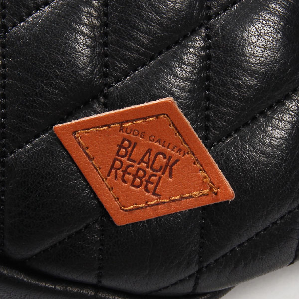 RG BLACK REBEL / OUTSIDERS LEATHER WAIST BAG