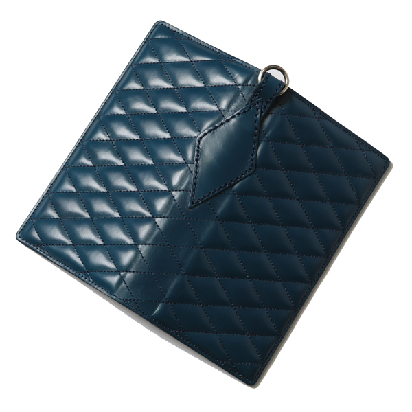 RG BLACK REBEL / OUTSIDERS DIA QUILTED LEATHER WALLET(TURQUOISE)