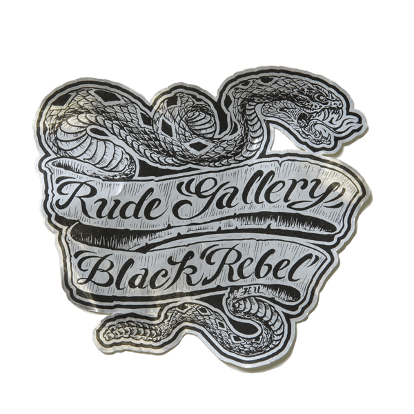 RG BLACK REBEL / RATTLE SNAKE STICKER