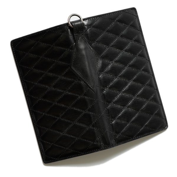 RG BLACK REBEL / OUTSIDERS DIA QUILTED LEATHER WALLET(BK)