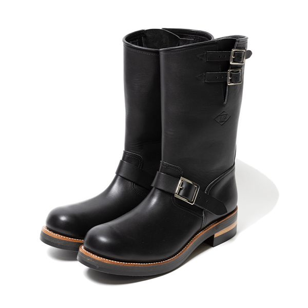 RG BLACK REBEL / LEATHER ENGINEER BOOTS