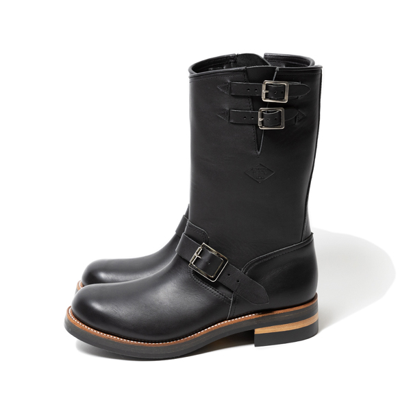 RG BLACK REBEL / LEATHER ENGINEER BOOTS - ウインドウを閉じる
