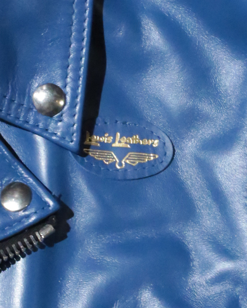 Lewis Leathers / #441T / TIGHT FIT CYCLONE HORSE HIDE (BLUE) - ウインドウを閉じる