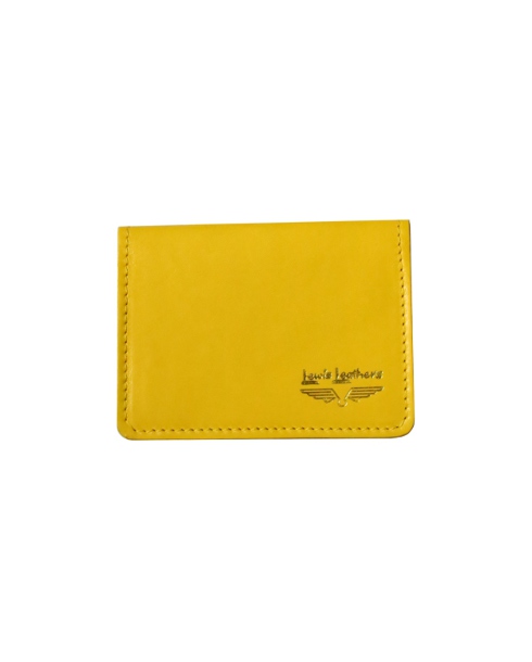Lewis Leathers / CARD CASE (YELLOW)