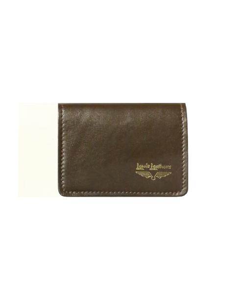 Lewis Leathers / CARD CASE (BROWN)