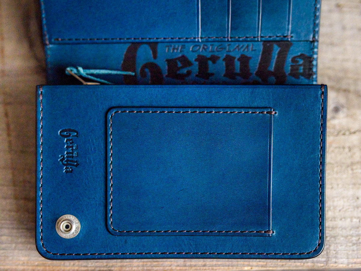 GERUGA / LEATHER WALLET TYPE02 -MIDDLE- (BLUE)