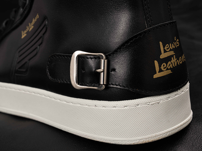Lewis Leathers / Embossed Lewis Leathers Sneakers (BK)