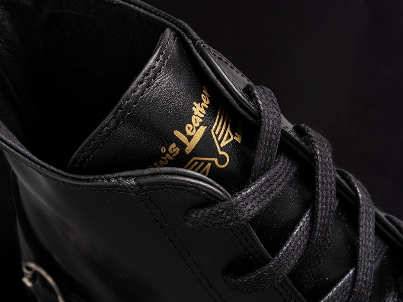 Lewis Leathers / Embossed Lewis Leathers Sneakers (BK)