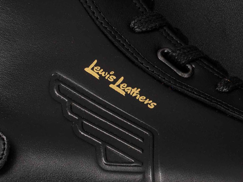 Lewis Leathers / Embossed Lewis Leathers Sneakers (BK)