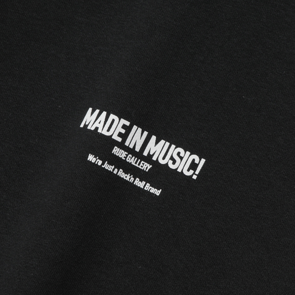 RG / MADE IN MUSIC HOODIE (BK) - ウインドウを閉じる