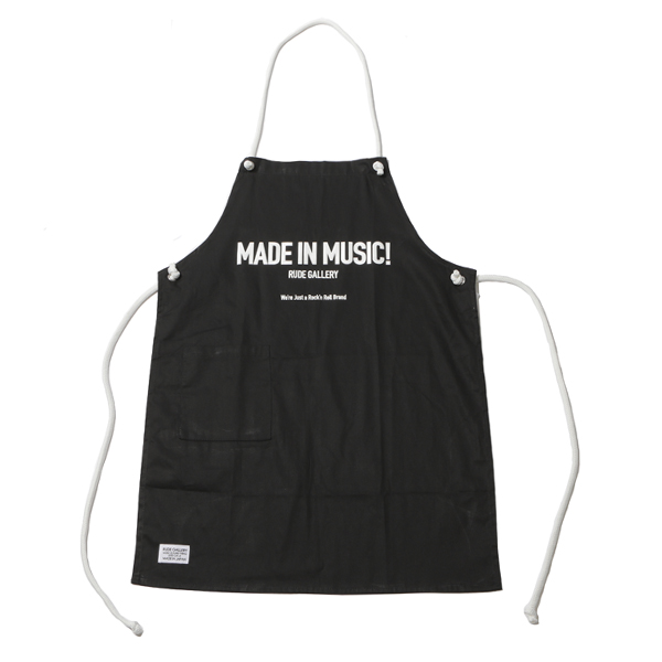 RG / MADE IN MUSIC APRON (BK)