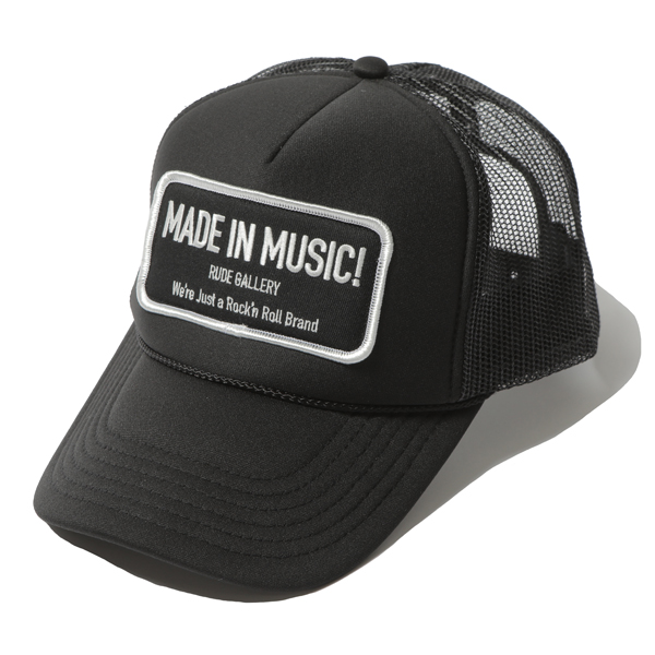 RG / MADE IN MUSIC MESH CAP (BK)