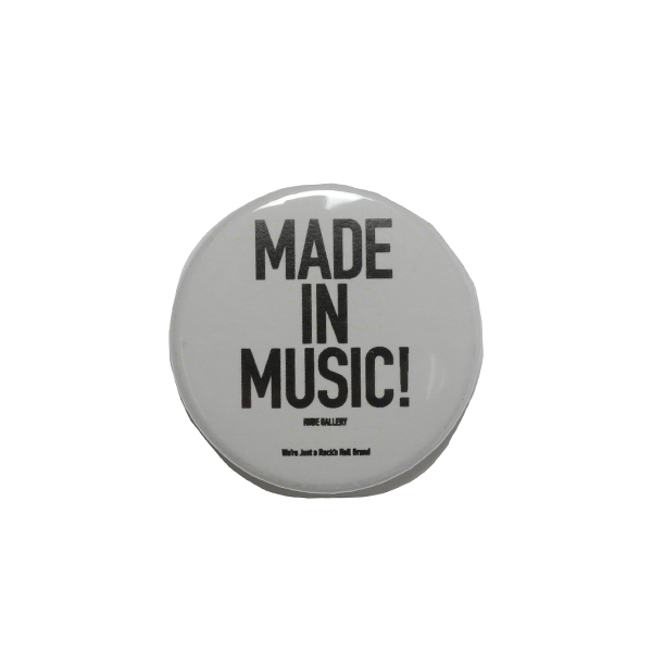 RG / MADE IN MUSIC BADGE - A (WH)