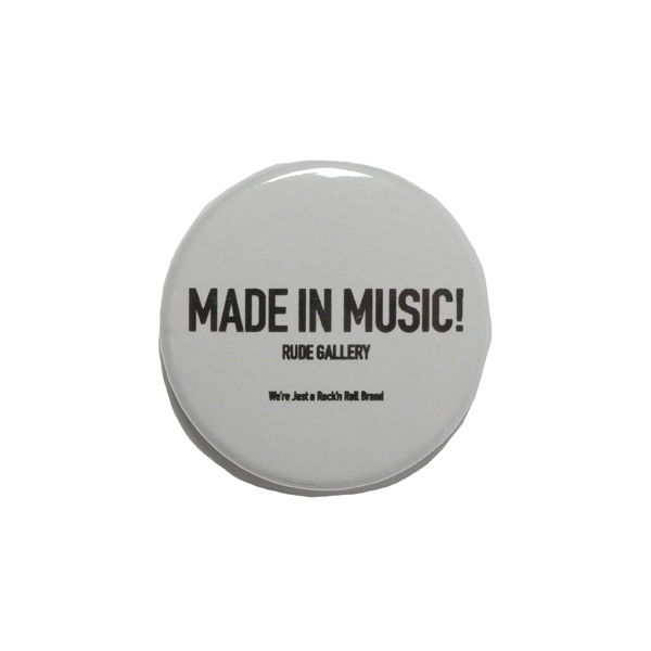 RG / MADE IN MUSIC BADGE - B (WH)