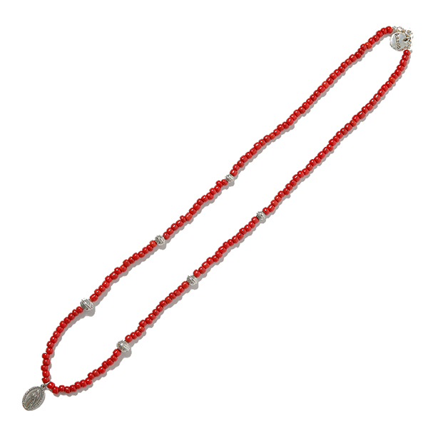 RG / MARIA NECKLACE - BEADS WORKS by KAZOO (RED)