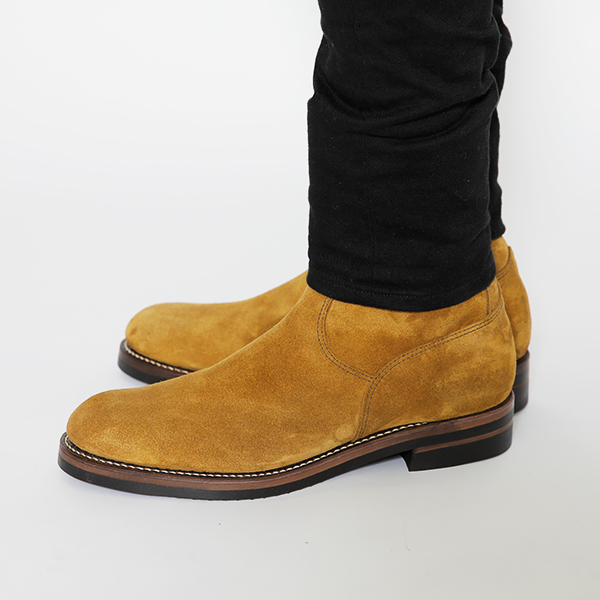 RG / HIGH SIDE ZIP BOOTS -SUEDE (CAMEL) - ウインドウを閉じる