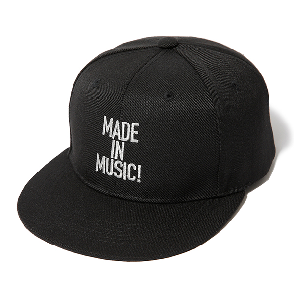 RG / MADE IN MUSIC SNAPBACK CAP (BK) - ウインドウを閉じる