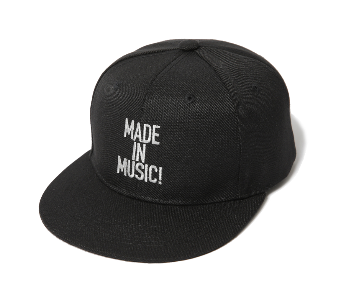 RG / MADE IN MUSIC SNAPBACK CAP (BK)