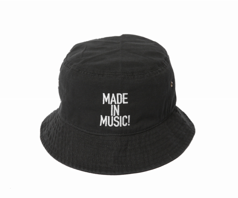 RG / MADE IN MUSIC BUCKET HAT (BK)