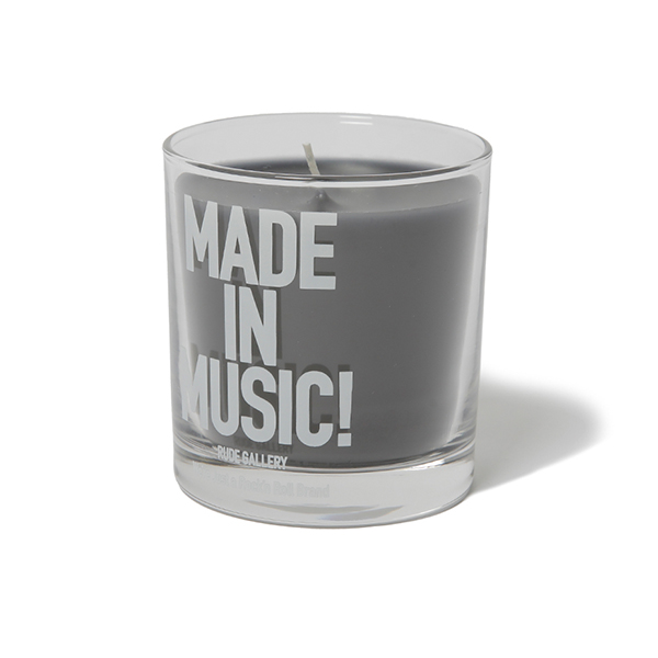 RG / MADE IN MUSIC CANDLE (BK)