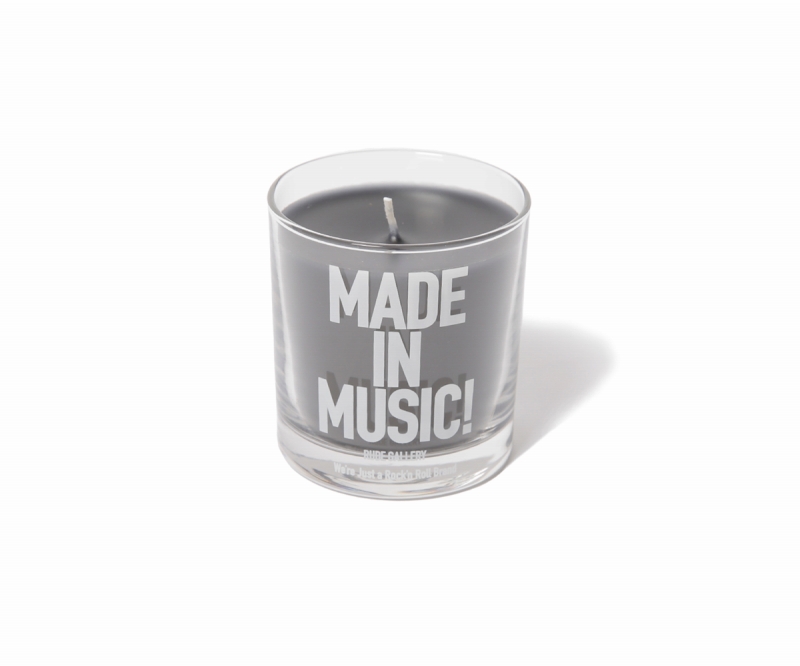 RG / MADE IN MUSIC CANDLE (BK)