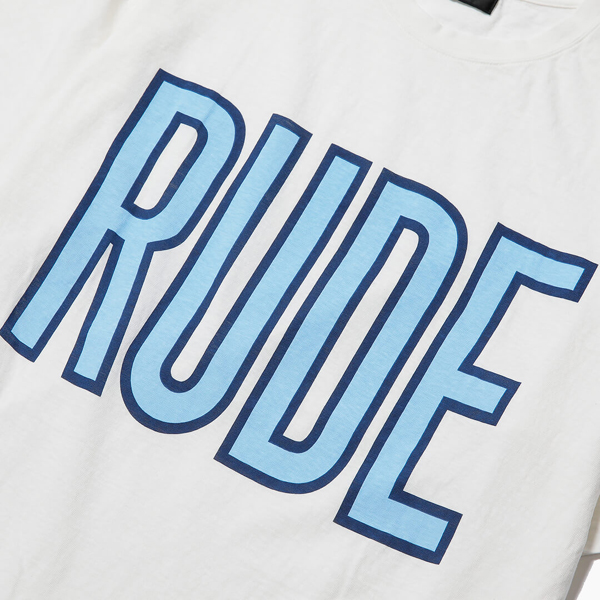 RG / VINTAGE TEE - RUDE (WH)
