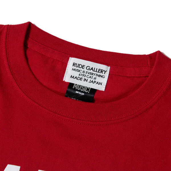 RG / MADE IN MUSIC TEE (RED) - ウインドウを閉じる